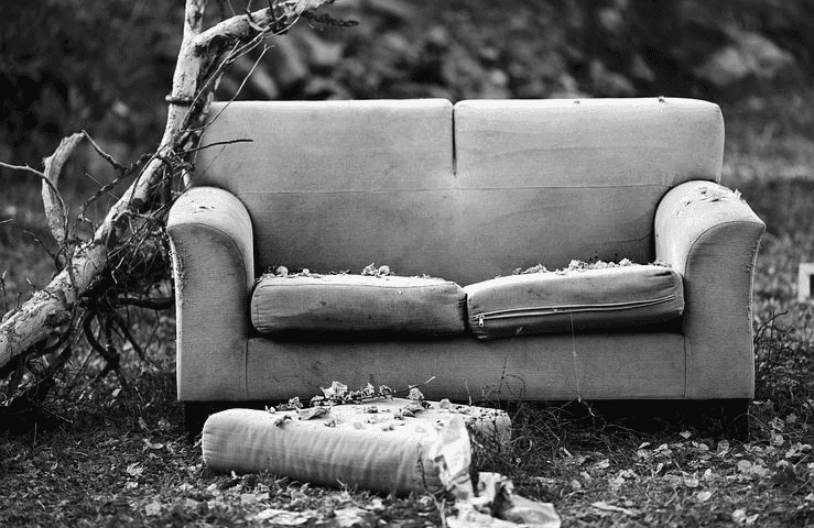 Furniture, outside on the street
