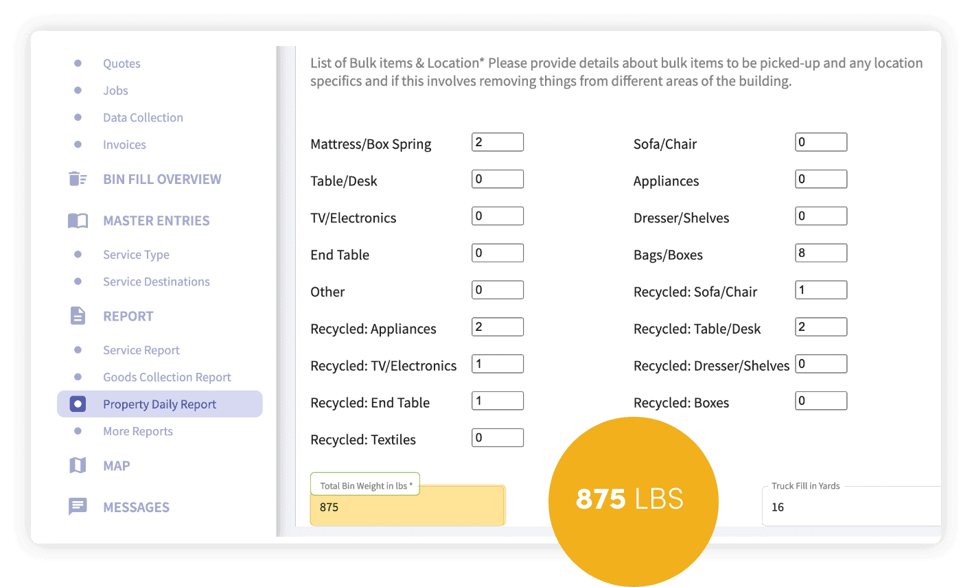 Items Junk Removal Service reject