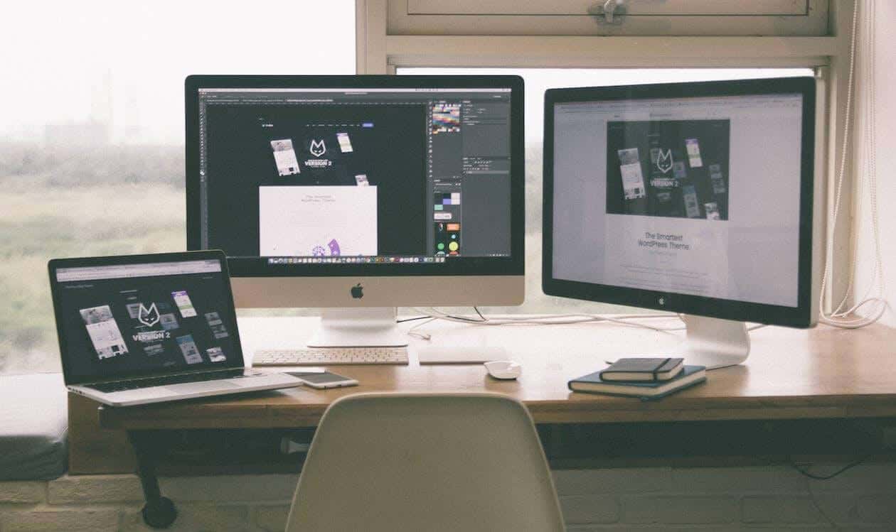 Construct a dual-monitor setup