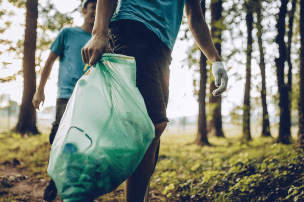 Junk collectors don't accept hazardous materials.