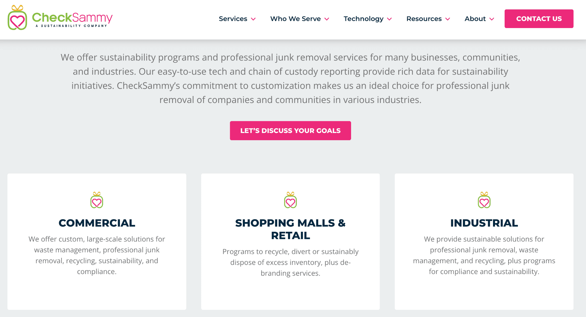 What makes CheckSammy different from other junk removal services?