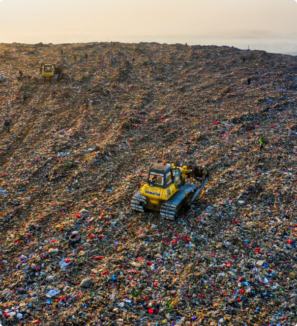let’s talk about landfills. <br> we have a waste issue.