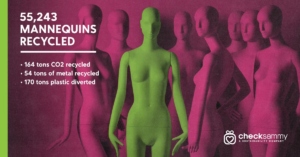 Recycling 55,243 Mannequins for a Happier Planet
